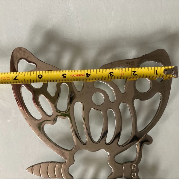 Silver Butterfly Trivet By F.B.Rogers Italy - Picture 4 of 7